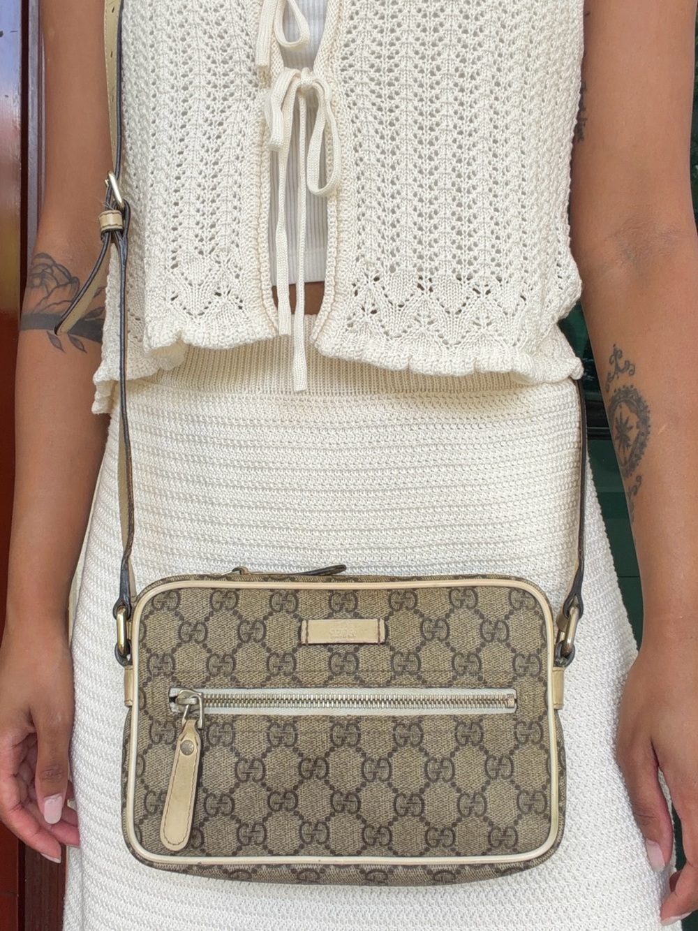 Authentic Gucci GG Monogram Shoulder Bag – Style